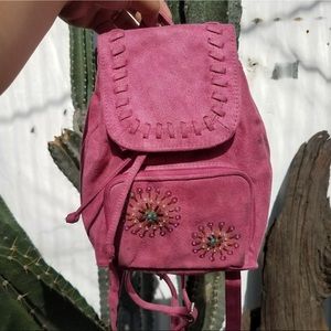 Mini drawstring backpack